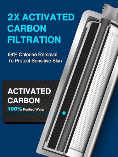 Cobbe Handheld Filtered Shower Head - Filters >99% Chlorine - Advanced 2.0 Carbon System - Water Softening Beads for Hard Water - Relieves Dry, Itchy Skin - Matte Black - Image 6