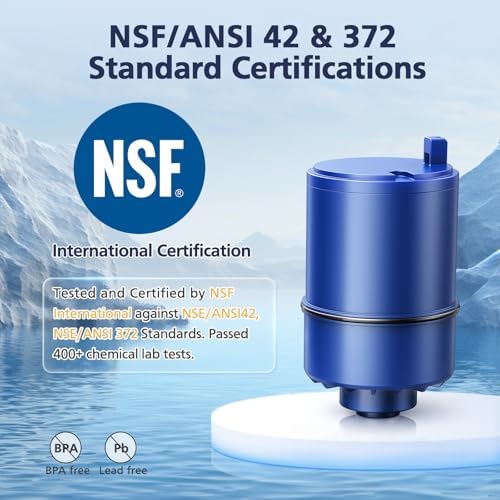 6 Pack Water Filter Replacement Compatible with All PUR®, PUR®PLUS Faucet Filtrat-ion Systems, Pur® RF-9999® Faucet Water Filter, High Efficiency Filtration and 18-Month Value, NSF Certified, Blue - Image 3