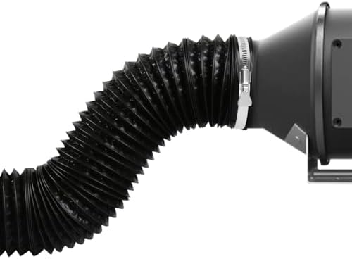 4-Inch Dryer Vent Hose 26FT, Flexible Aluminum Duct with 2 Clamps, Heavy-Duty Four Layer Protection for HVAC Ventilation and Exhaust Black - Image 7
