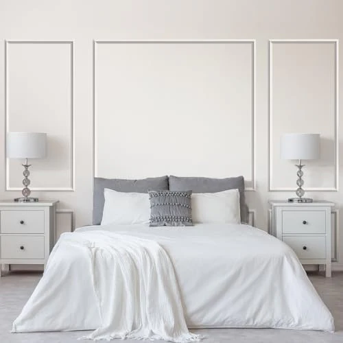 Pangda 3 Set Peel and Stick Wall Molding Kit, Premade Accent Molding Wainscoting Panel for Interior Wall Moulding Decor, Ready to Assemble Wainscoting Accent Panel (63 x 31 in,63 x 72 in) - Image 5