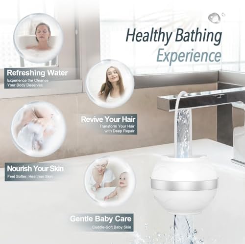 Bath Filter for Tub Faucet - 10 Stages Bath Water Filter 2,500 Gallons, Removes Contaminants & pH Balancer, Improved Skin, Hair, and Nail Condition - BPA-Free & Easy Install (White) - Image 5