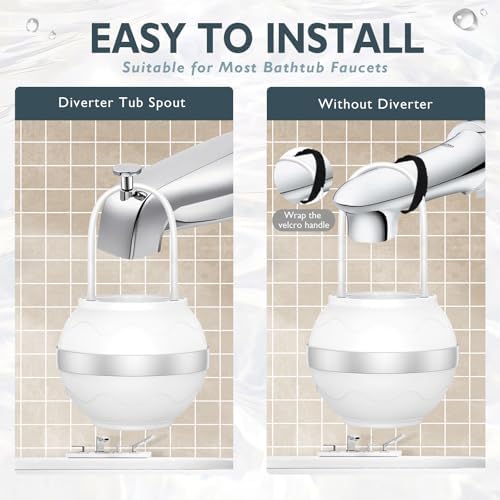 Bath Filter for Tub Faucet - 10 Stages Bath Water Filter 2,500 Gallons, Removes Contaminants & pH Balancer, Improved Skin, Hair, and Nail Condition - BPA-Free & Easy Install (White) - Image 7