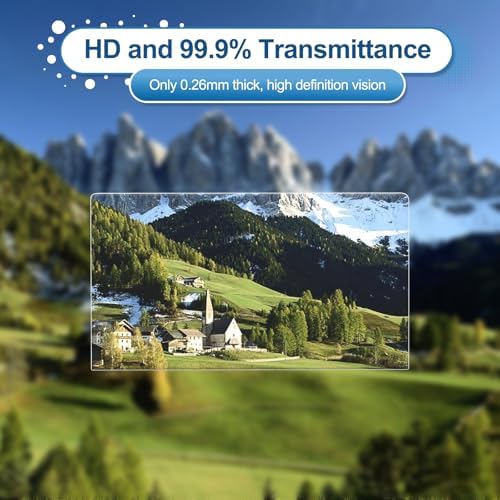 2024 2025 ID.4 Screen Protector for Volkswagen ID.4 (Pro/Pro S/AWD Pro/AWD Pro S/AWD Pro S Plus) 12.9-inch Touchsreen, 9H Tempered Glass 2025 ID.4 /ID.Buzz Accessories HD Transparent 12.9" - Image 3