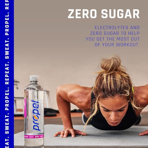 Propel, Peach, Zero Calorie Sports Drinking Water with Electrolytes and Vitamins C&E, 16.9 Fl Oz (Pack of 12) - Image 3