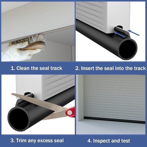 Garage Door Seal P Bulb – 20ft Flexible Weatherproof TPE Seal for Single-Channel Doors, Easy DIY Installation, Extreme Temperature Protection, Prevents Drafts, Noise Reduction, Saves Energy - Image 8