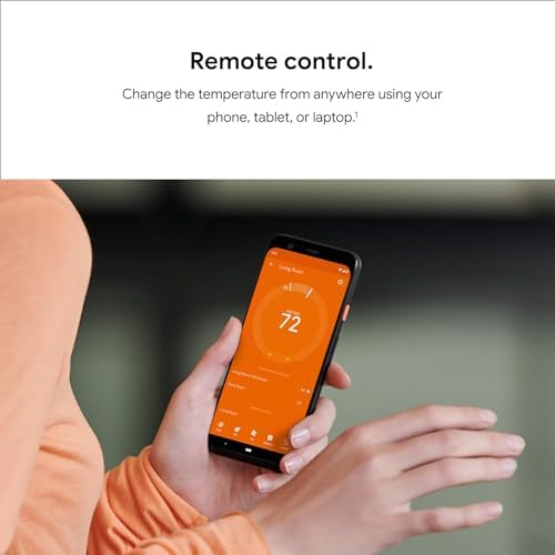 Google Nest Learning Thermostat - 3rd Gen - Programmable Smart Thermostat for Home - Compatible with Alexa (Mirror Black) - Image 9