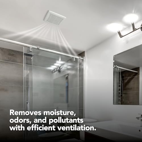Broan-NuTone® Economy 50 CFM Louvered Grille, Energy Star Fan, 2.0 Sones - Image 7