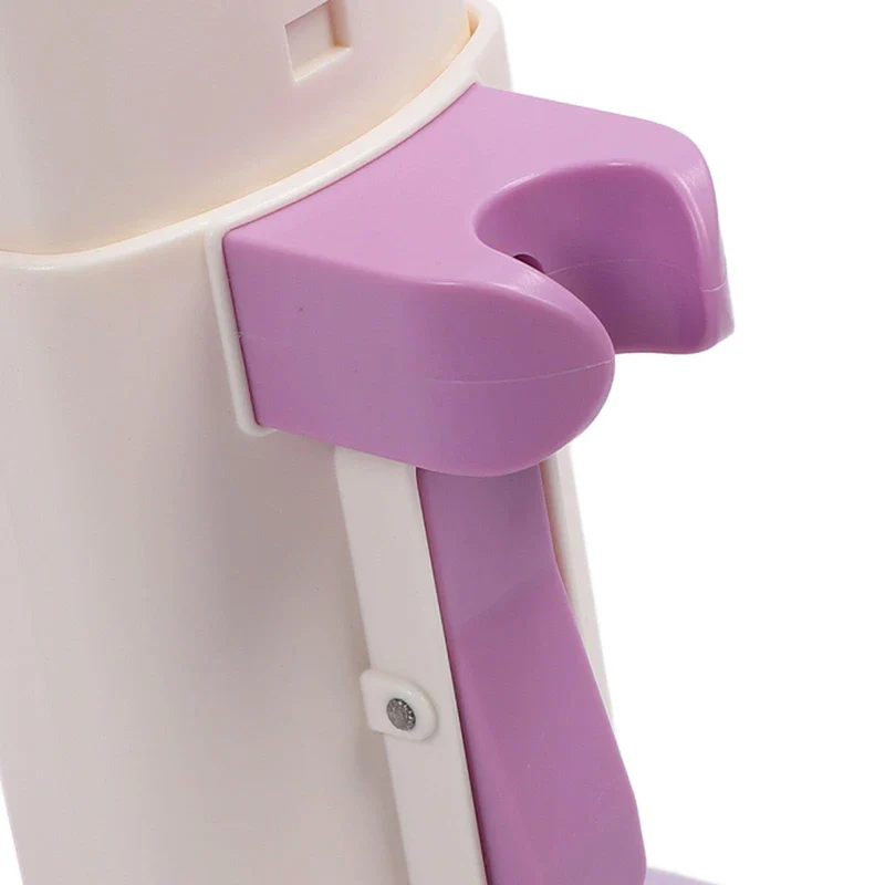 Baby Hug Bath Tower, Non Slip Toddler Shower Stand Support, Adjustable Baby Shower Stand, for Bathroom (Purple) - Image 9