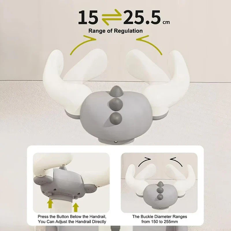 Baby Shower Stand & Bath Seat, Bath Shower Standing Support, Baby Hug Bath Tower for Standing Up Themselves, 6-18 Months Toddler Shower Stand Support, Suitable for Use in Bathtubs with Non-Slip Pad - Image 3