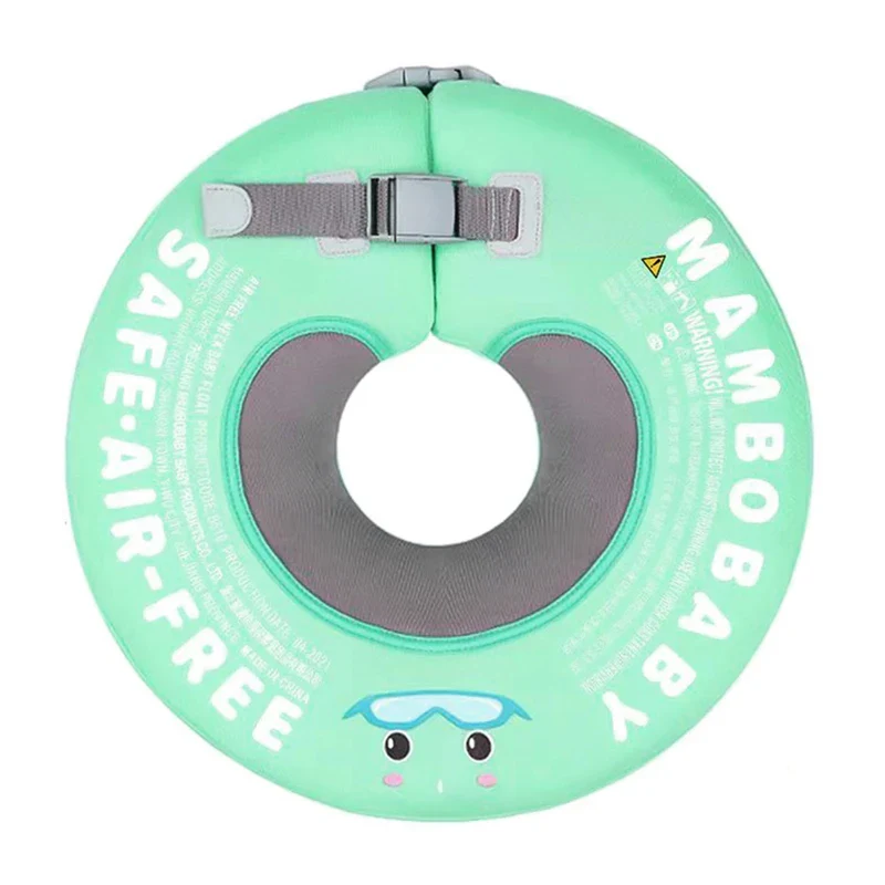 Baby Swimming Neck Ring Non Inflatable Ergonomic Thick Adjustable Baby Bath Float Neck Ring - Image 2