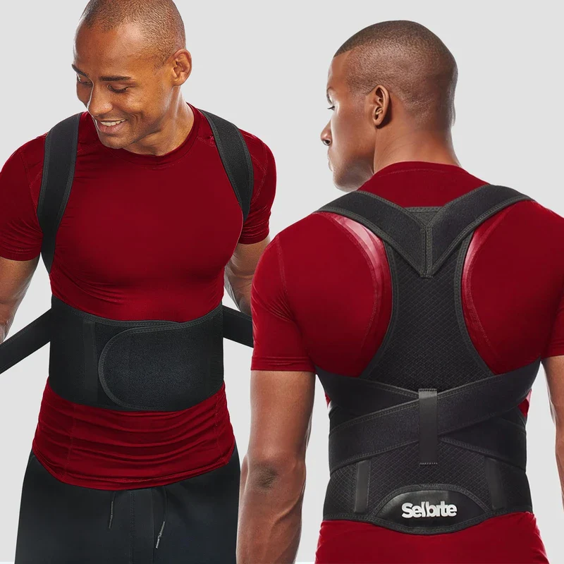 Back Brace Posture Corrector for Women and Men - Adjustable, Breathable and Comfortable Posture Support for Upper and Lower Back Pain Relief
