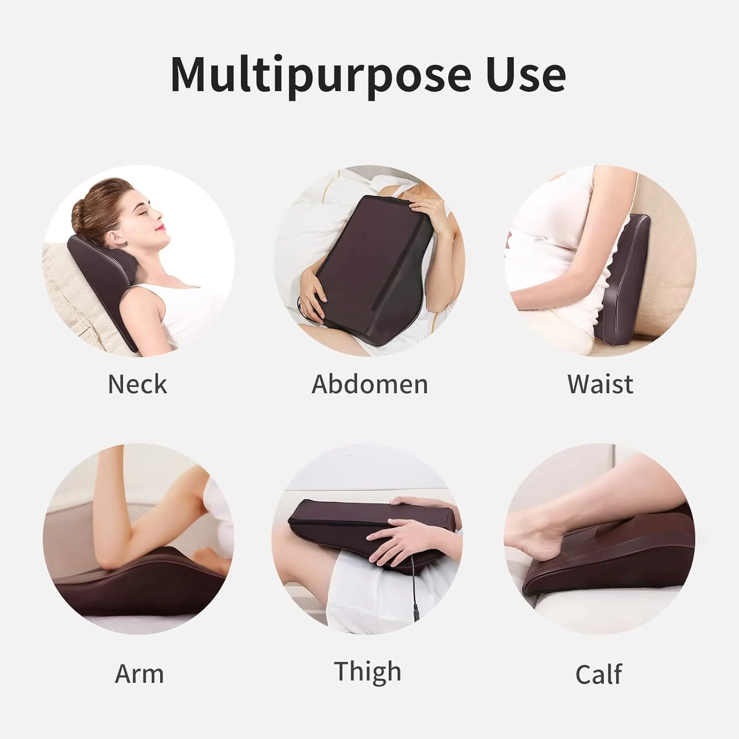 Back Massager Neck Massager with Heat, Shiatsu Massage Pillow for Pain Relief, Massagers for Neck and Back, Shoulder, Leg, Christmas Gifts for Men Women Mom Dad - Image 4