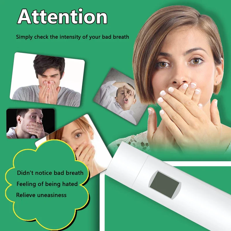 Bad Breath Detector, Rechargeable Breath Checker for Instant Oral Cavity Testing and Odor Analysis, Bad Breath Tester with Real-time Results, Bad Breath Detector for Daily Use, Travel, and Meetings - Image 2