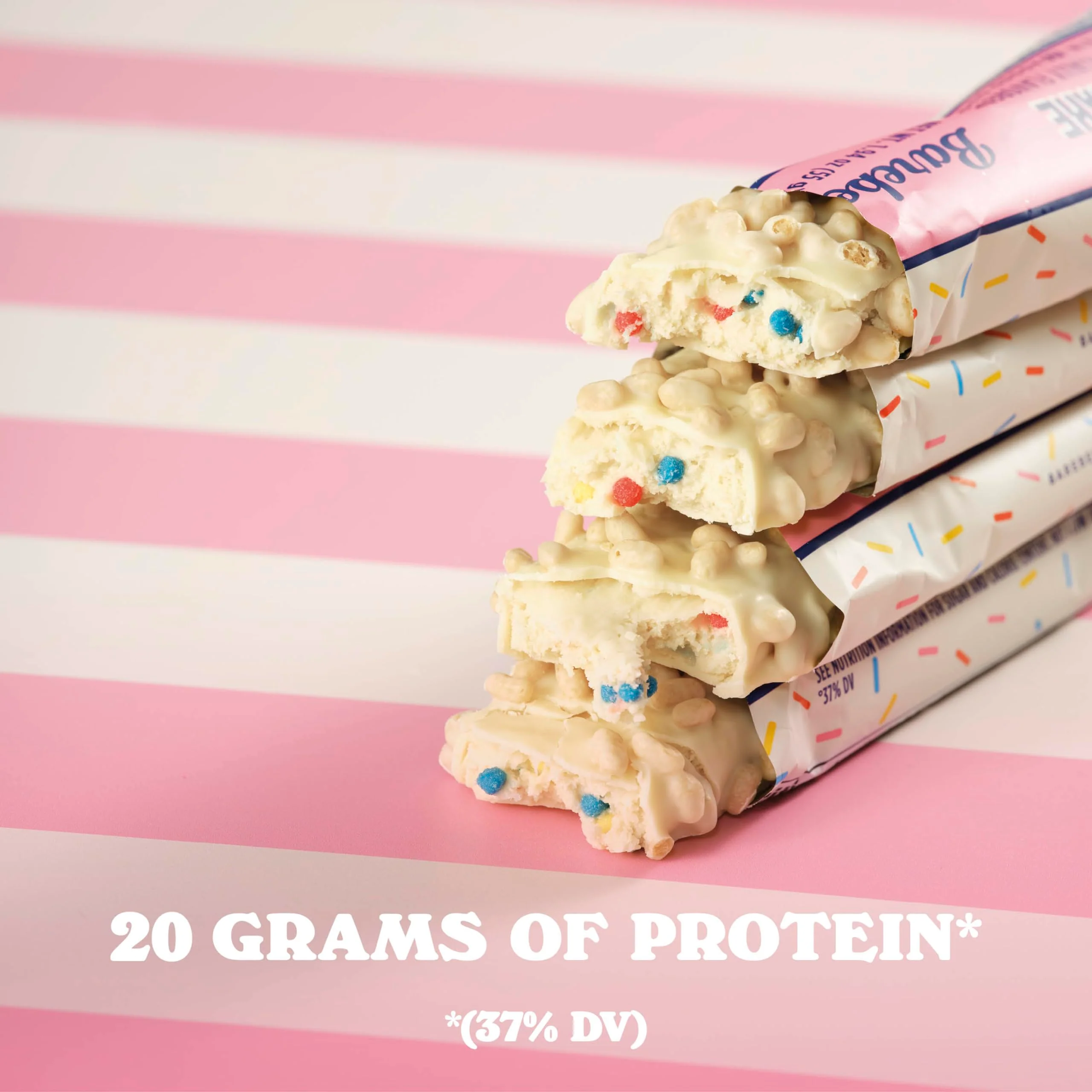 Barebells Protein Bars Birthday Cake - 12 Count, Pack of 2 - Protein Snacks with 20g of High Protein - Chocolate Protein Bar with 1g of Total Sugars - On The Go Protein Snack & Breakfast Bars… - Image 3