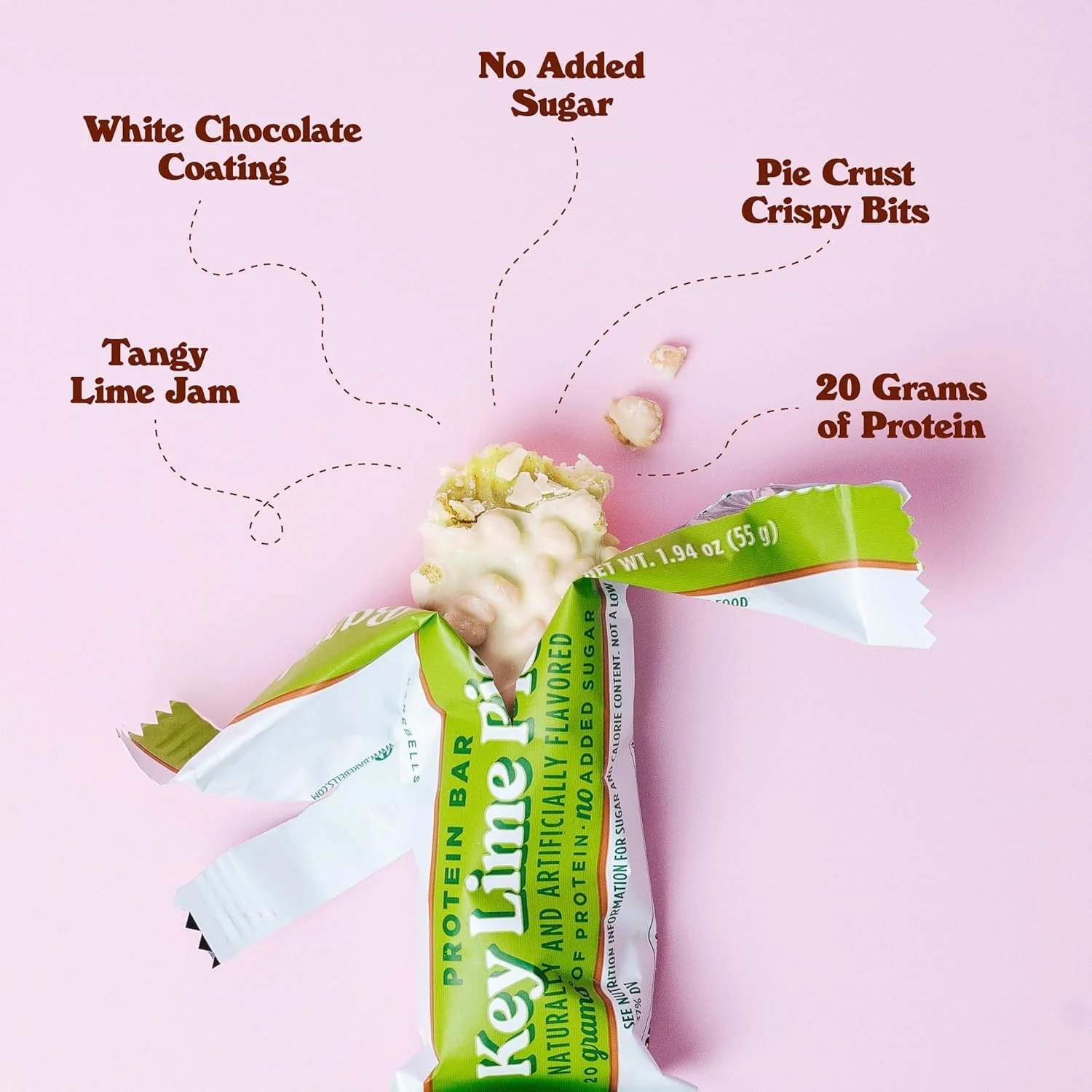 Barebells Protein Bars - Protein Snacks with High Protein (12 Count (Pack of 2), Key Lime) - Image 4