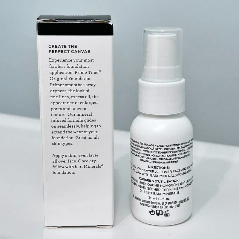 bareMinerals New Bare Minerals Prime Time Original Foundation Primer Full Size 1 oz/ 30 ml - Image 2