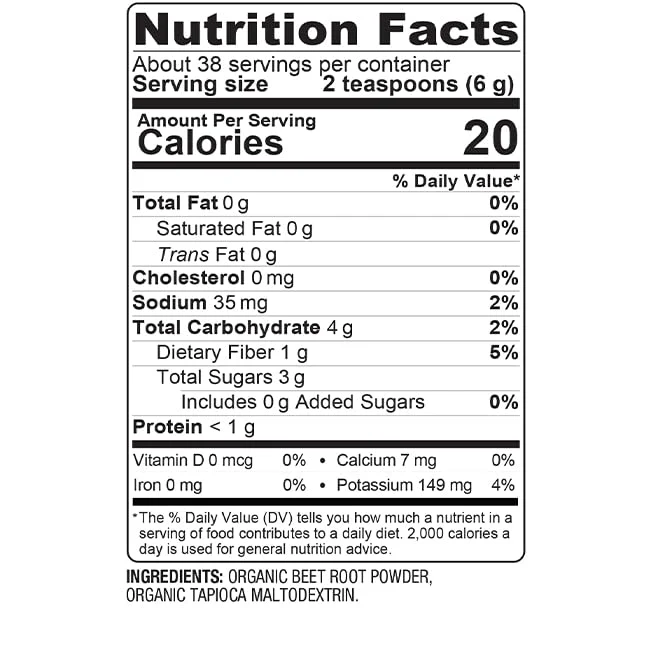 BareOrganics Beet Root, Superfood Powder, Dietary Supplement, 8 Oz - Image 2