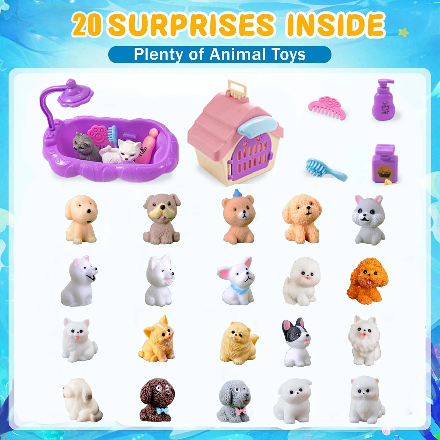 Bath Bombs for Kids with Surprise Inside for Girls Boys Toddlers, 20 Pack Organic Kids Bath Bombs with Surprise Inside, Kids Safe Handmade Bubble Bath Fizzies, Ideal Birthday Christmas Gift Set - Image 6