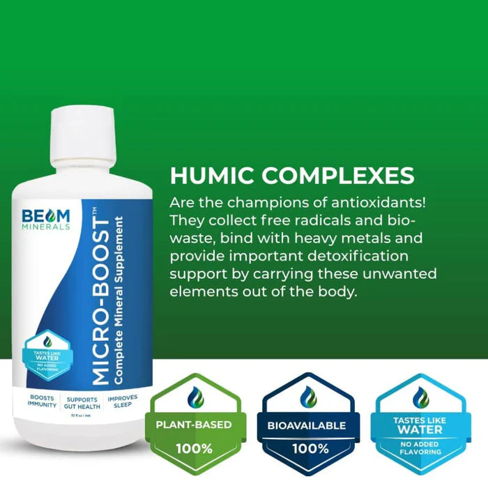 BEAM Minerals Micro-BOOST Humic Mineral Blend | Plant-Based Multi Minerals Supplement & Electrolytes Liquid | Micronutrients Supplements | Deficiency Support | Pure Natural Antioxidant | Keto Friendly - Image 4