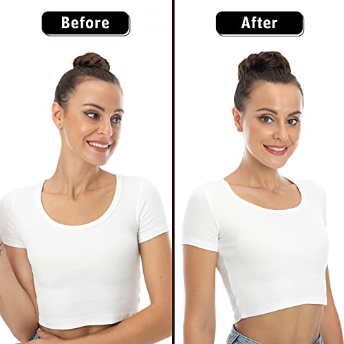 Bella Hair 100% Real Human Hair Piece, Messy Hair Bun Scrunchie for Women Wavy Curly Up-Do Hairpiece (#Silver Gray) - Image 6