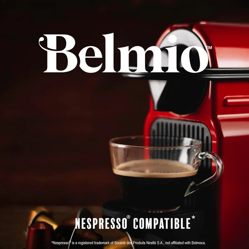 Belmio Caramel Caramba Flavour Aluminium Coffee Capsules, Pack of 8 (Total 80 Capsules) - Image 5