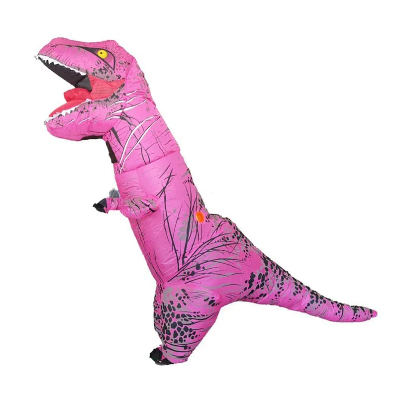 Bemuiz Funny Inflatable Dinosaur Costume for Kids,Blow Up Dinosaur Costume for Halloween Cosplay Party (3.9-4.9ft) - Image 3