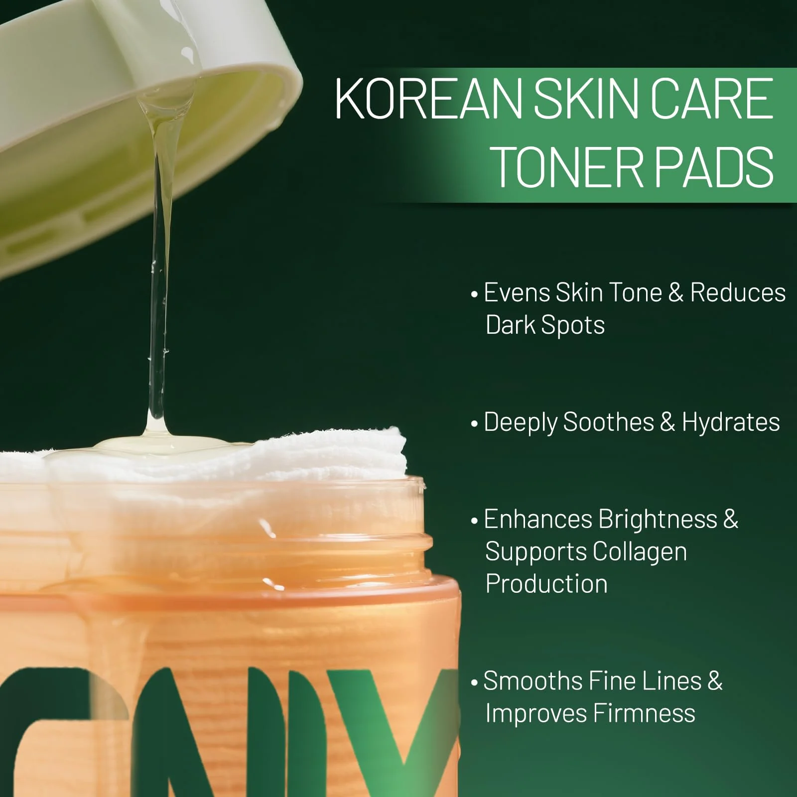 BENIX Korean Toner Pads (100 Count) – Hydrating & Anti-Aging for Dark Spots, Wrinkles & Uneven Skin – Infused with Snail Extract, CICA, Niacinamide & Peptides for a Clear, Radiant Complexion - Image 8