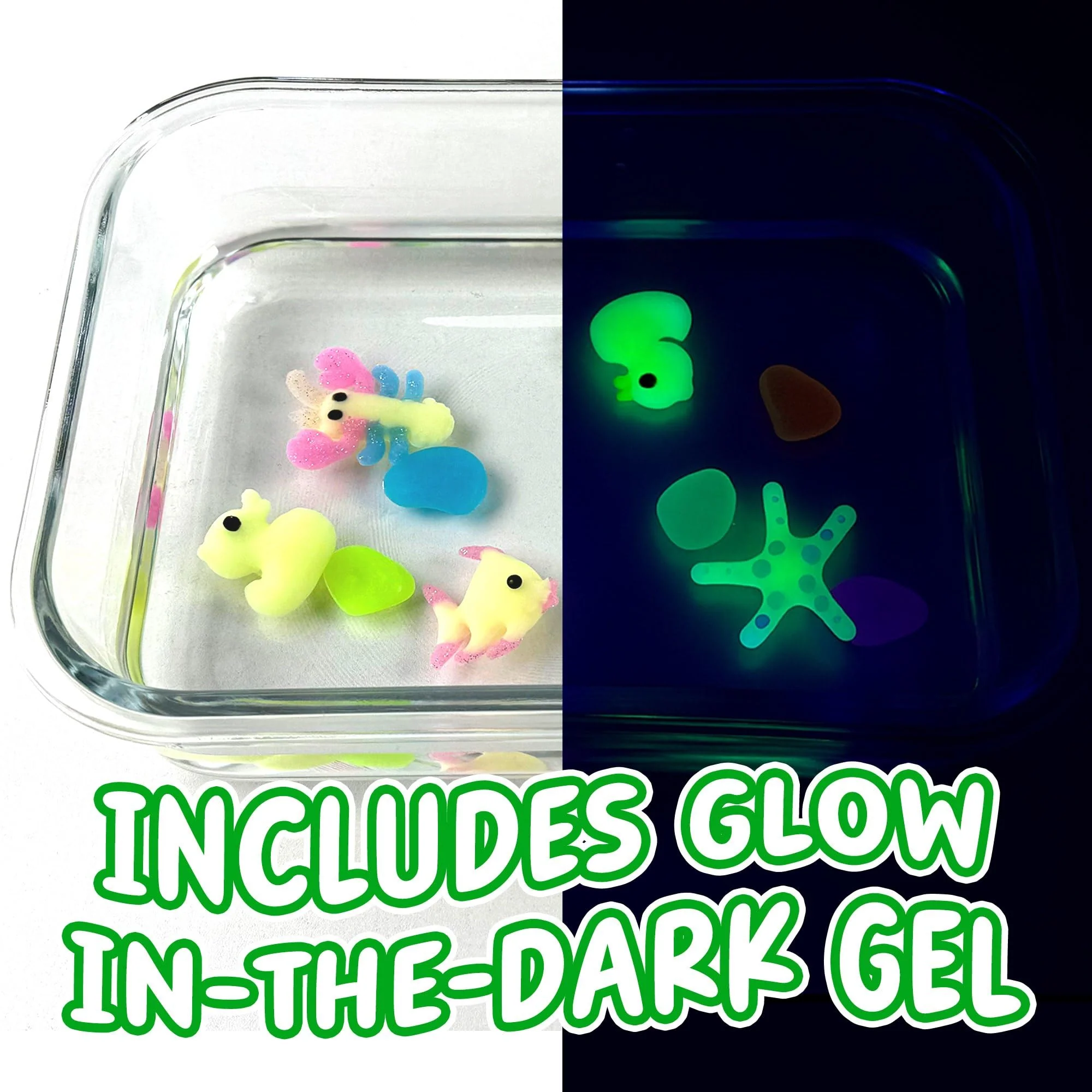 BFFPOSI Magic Water Elf Toy Kit - Fun Growing Magic Gel Water Pets, Craft Kits, Art and Crafts for Kids Ages 4-8-12, Toys for Kids Boys and Girls 4 5 6 7 8 9 10 11 12, Birthday & Christmas Gifts - Image 3