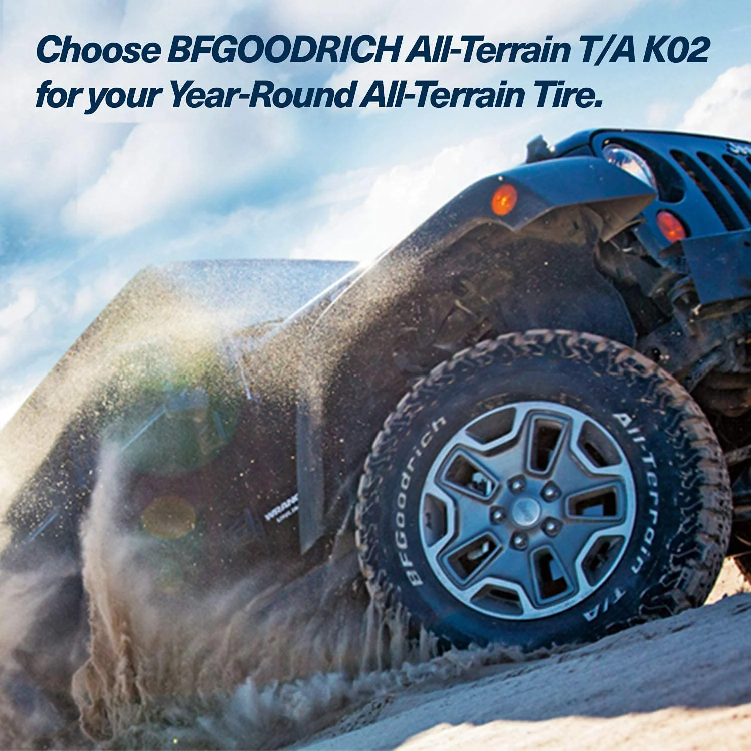 BFGoodrich All Terrain T/A KO2 Radial Car Tire for Light Trucks, SUVs, and Crossovers, LT245/65R17/D 111/108S - Image 3