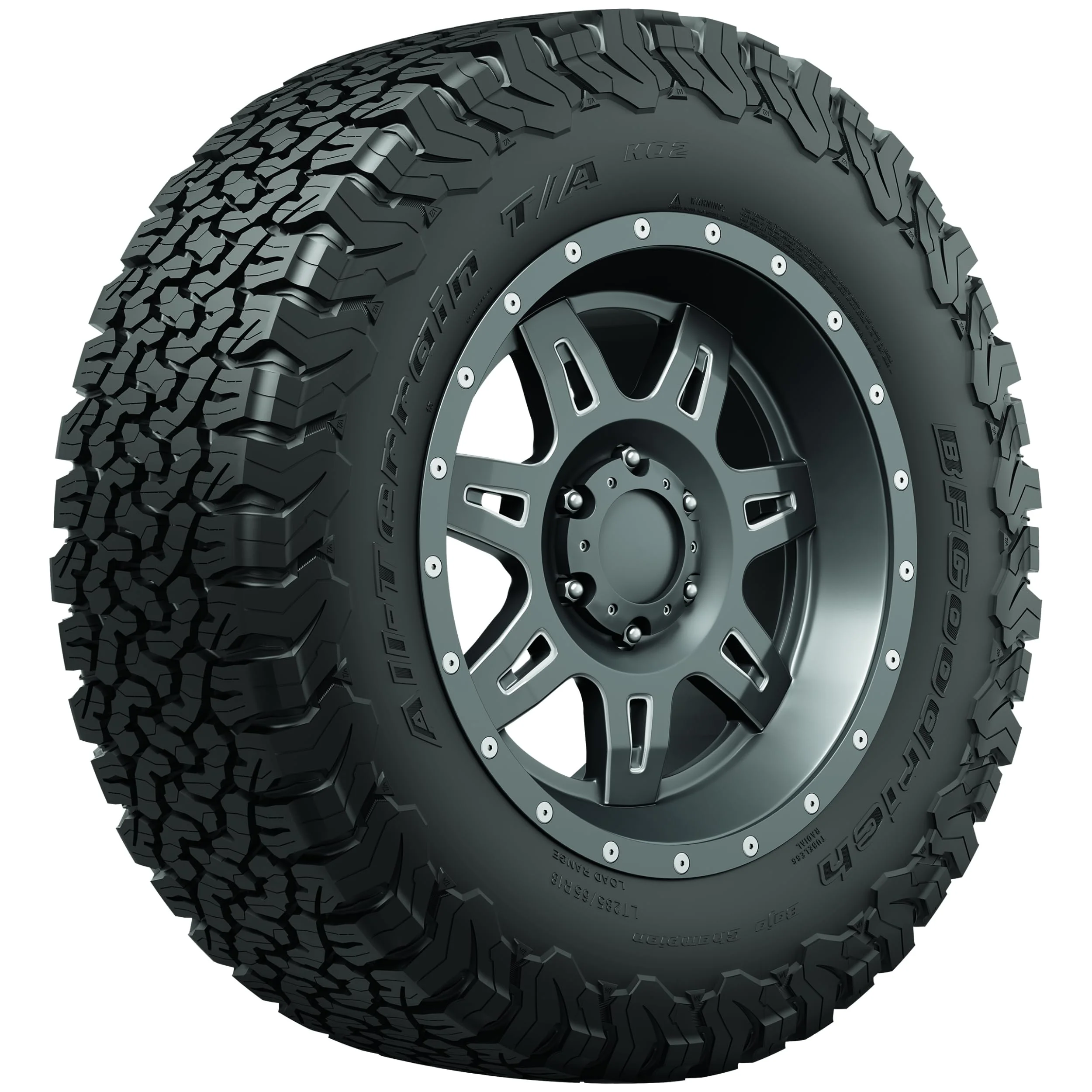 BFGoodrich All Terrain T/A KO2 Radial Car Tire for Light Trucks, SUVs, and Crossovers, LT255/75R17/C 111/108S