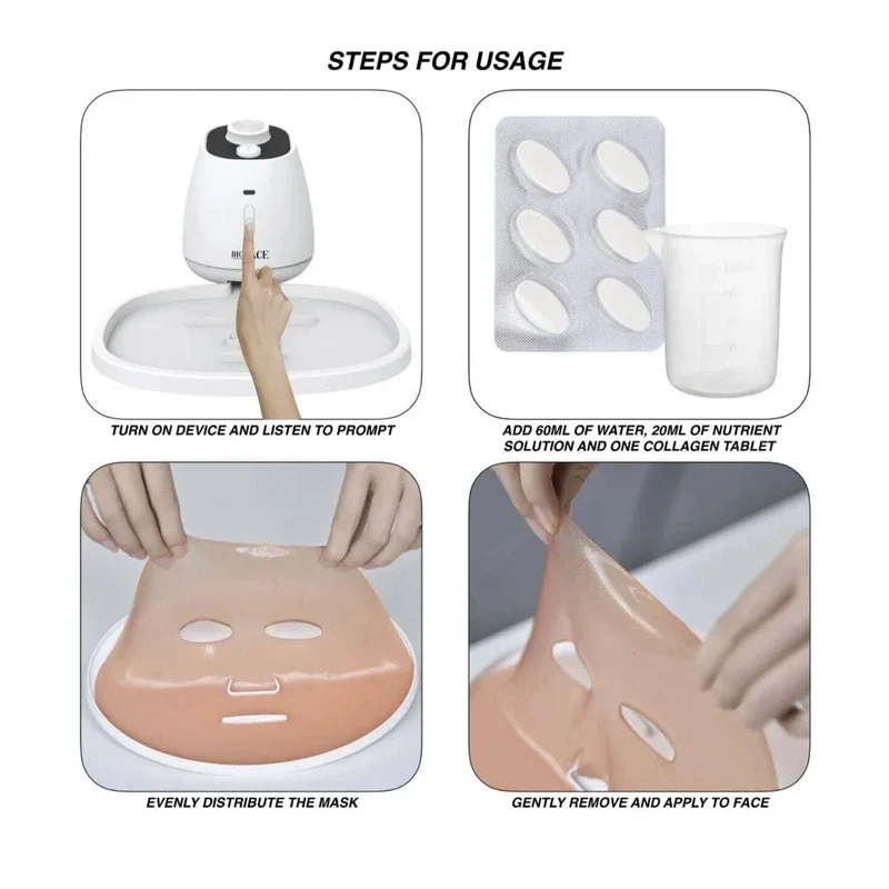 BioFace Facial Mask Machine with Collagen Tablets, DIY Mask Maker, The Original - Image 2