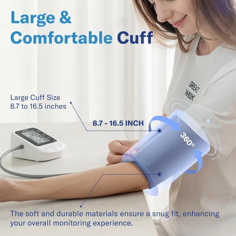 BIOLAND TECHNOLOGY LTD. Alcedo Blood Pressure Monitor for Home Use, Accurate Upper Arm BP Machine with L - Image 6