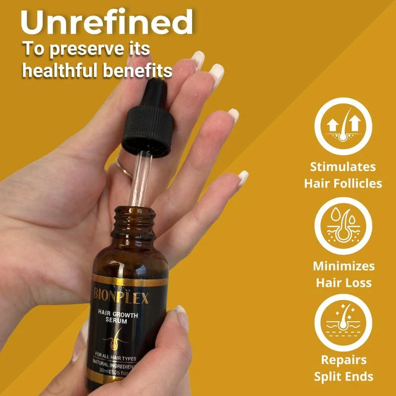 BIONPLEX 100% Organic Hair Growth Serum For Thinning Hair Loss - More Bottles:: 3 Pics - Image 7
