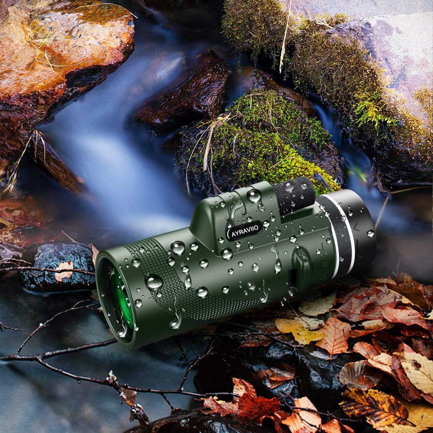Birthday Gifts for Men Dad Him Husband Teen, 10x42 Compact Monocular Telescope, High Powered FMC & BAK4 Scope, Gifts for Christmas, Outdoors Survival Hiking Gear for Adventure - Image 2