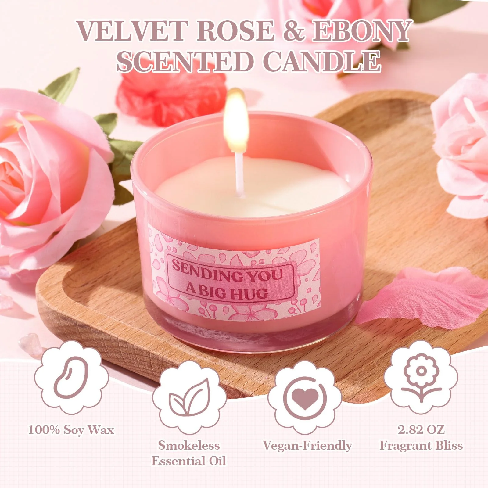 Birthday Gifts for Women Self Care Gift - Get Well Soon Gift Christmas Gifts - Rose Relaxing Spa Gift Basket Self Care Package for Women,Best Friend,Girlfriend,Wife,Mom,Sister,Her w/ Insulated Tumbler - Image 6