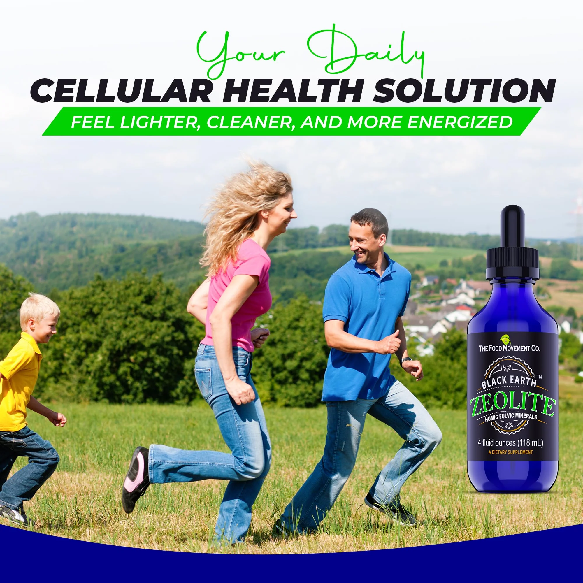 Black Earth Zeolite with Humic Fulvic Acids Trace Minerals for Adults and Kids for Detox, Gut Health and Immune Support - Value Size 4 Fl Oz Liquid Drops Supplement - Image 4