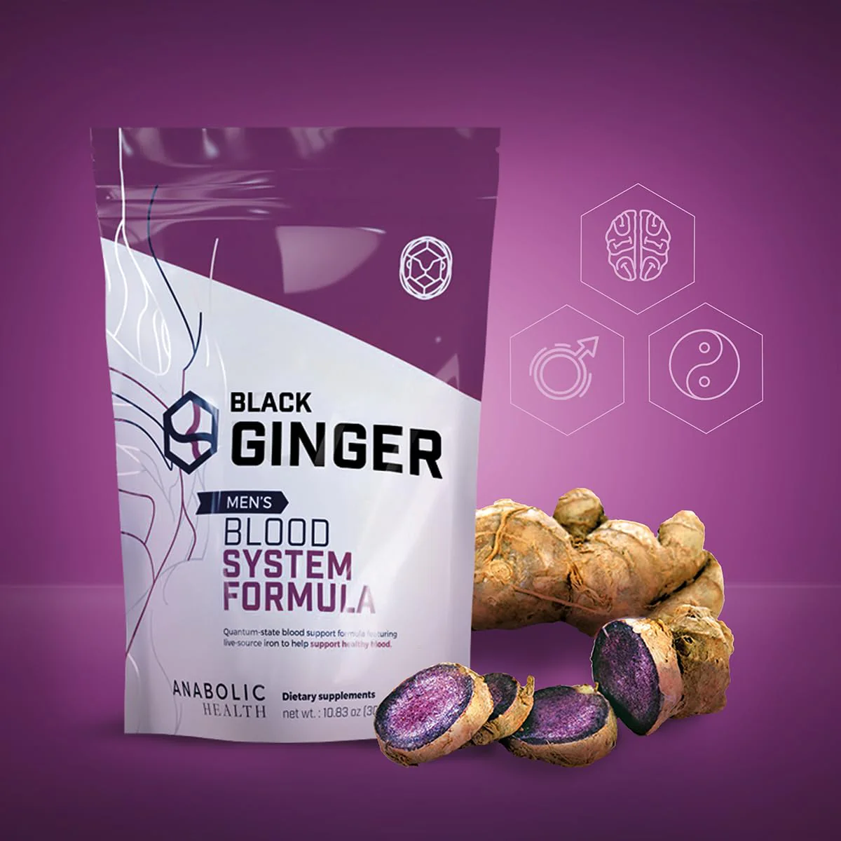 Black Ginger Capsules 60G | Kaempferia Parviflora Thai Ginseng Supplement for Men | Supports Energy, Endurance, Performance & Circulation | Vegan, Non-GMO | 150 Count - Image 6