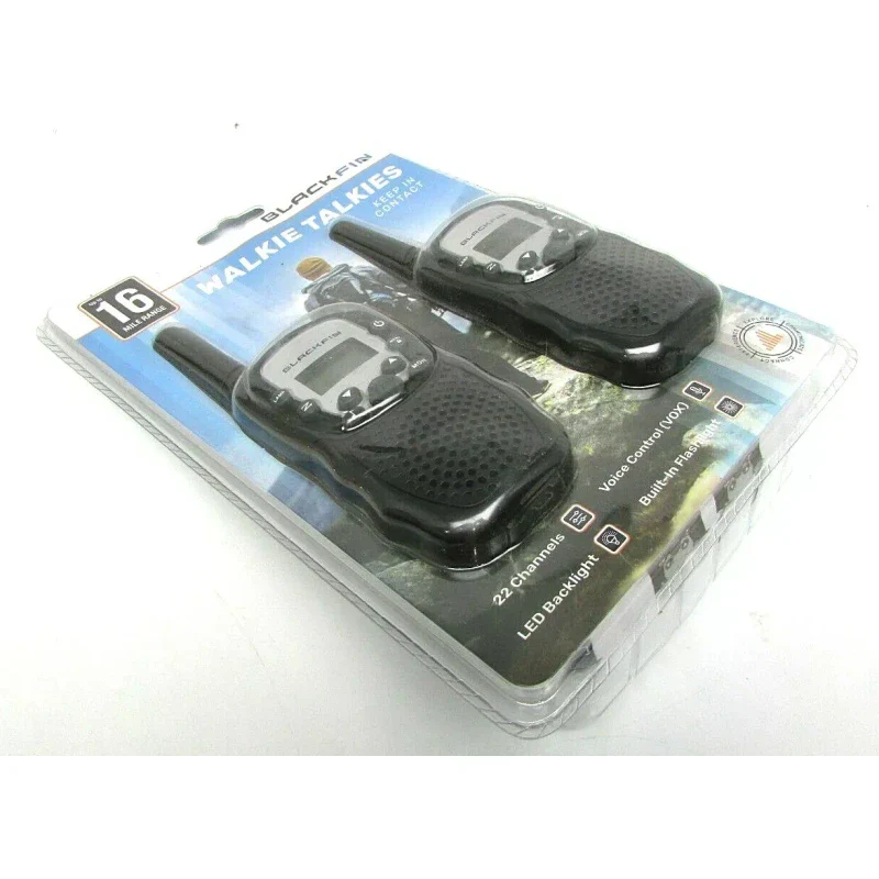 Blackfin Walkie Talkies NEW 16 Mile Range 22 Channel w/ Flashlight - Image 4
