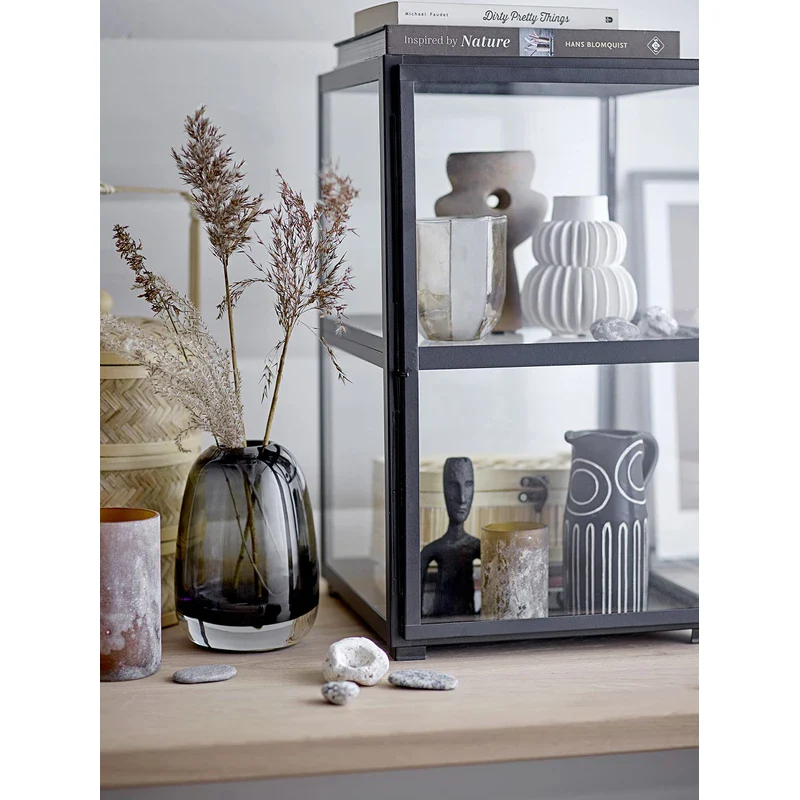 Bloomingville 82047448 Stoneware Vase 11.5 cm x 11.5 cm x 14 cm White - Image 2