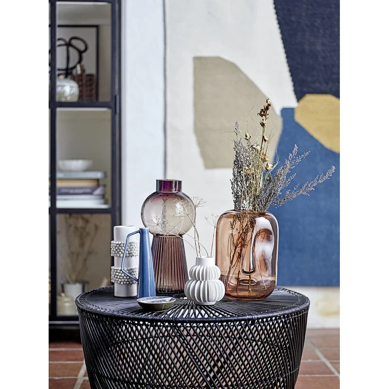 Bloomingville 82047448 Stoneware Vase 11.5 cm x 11.5 cm x 14 cm White - Image 6