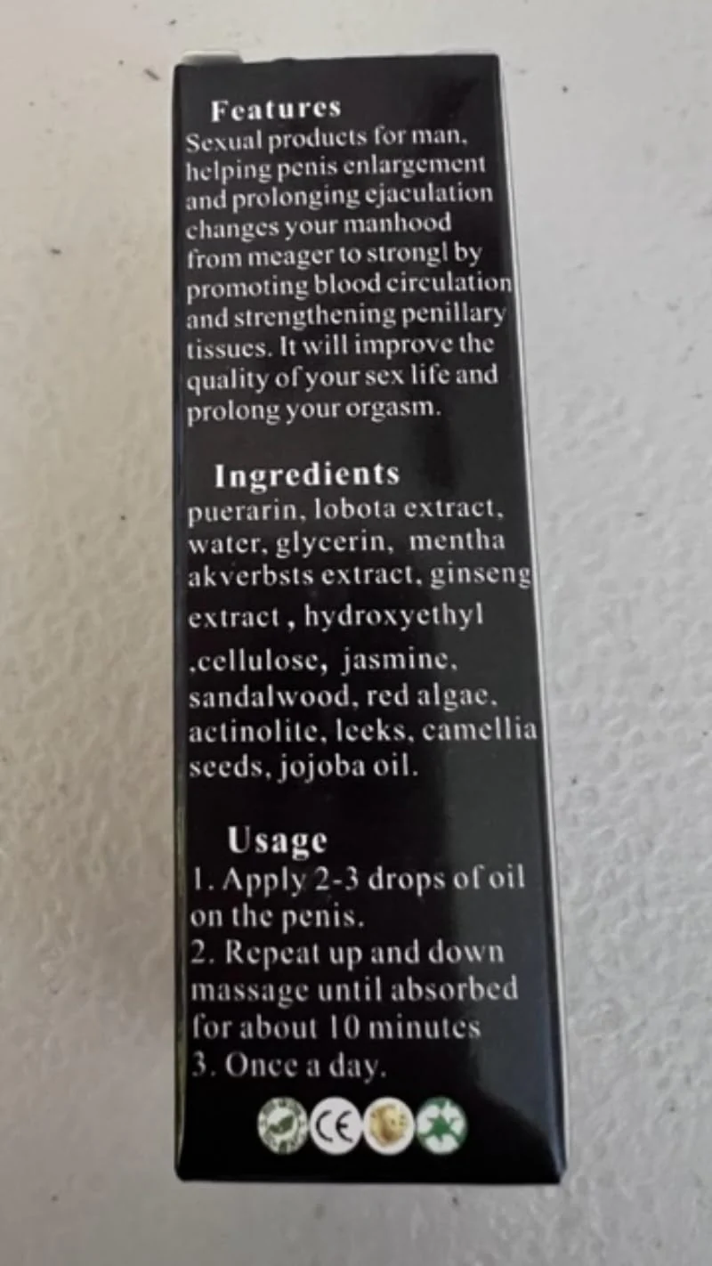 BLSEX Men's Enlargement Oil, Increase XXXL Growth Enlarge Massage for Male 10ml (F360-BIG Oil) - Image 2