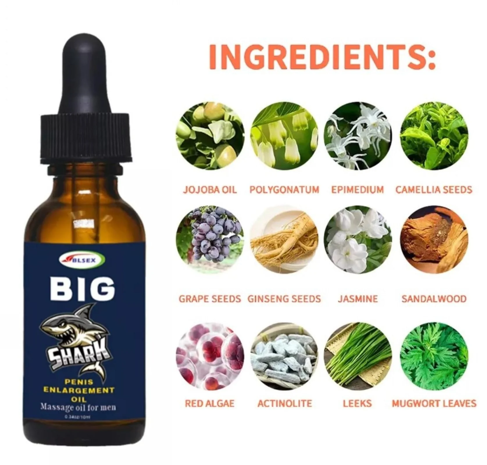BLSEX Men's Enlargement Oil, Increase XXXL Growth Enlarge Massage for Male 10ml (F360-BIG Oil) (3) - Image 3
