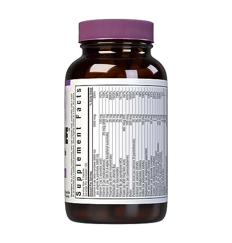 Bluebonnet Nutrition Multi One (With Iron) Vegetable Capsules, Complete Full Spectrum Multiple Vitamin Supplement, B Vitamins, Gluten & Milk free, kosher, 4 Month Supply, 120 Count - Image 7