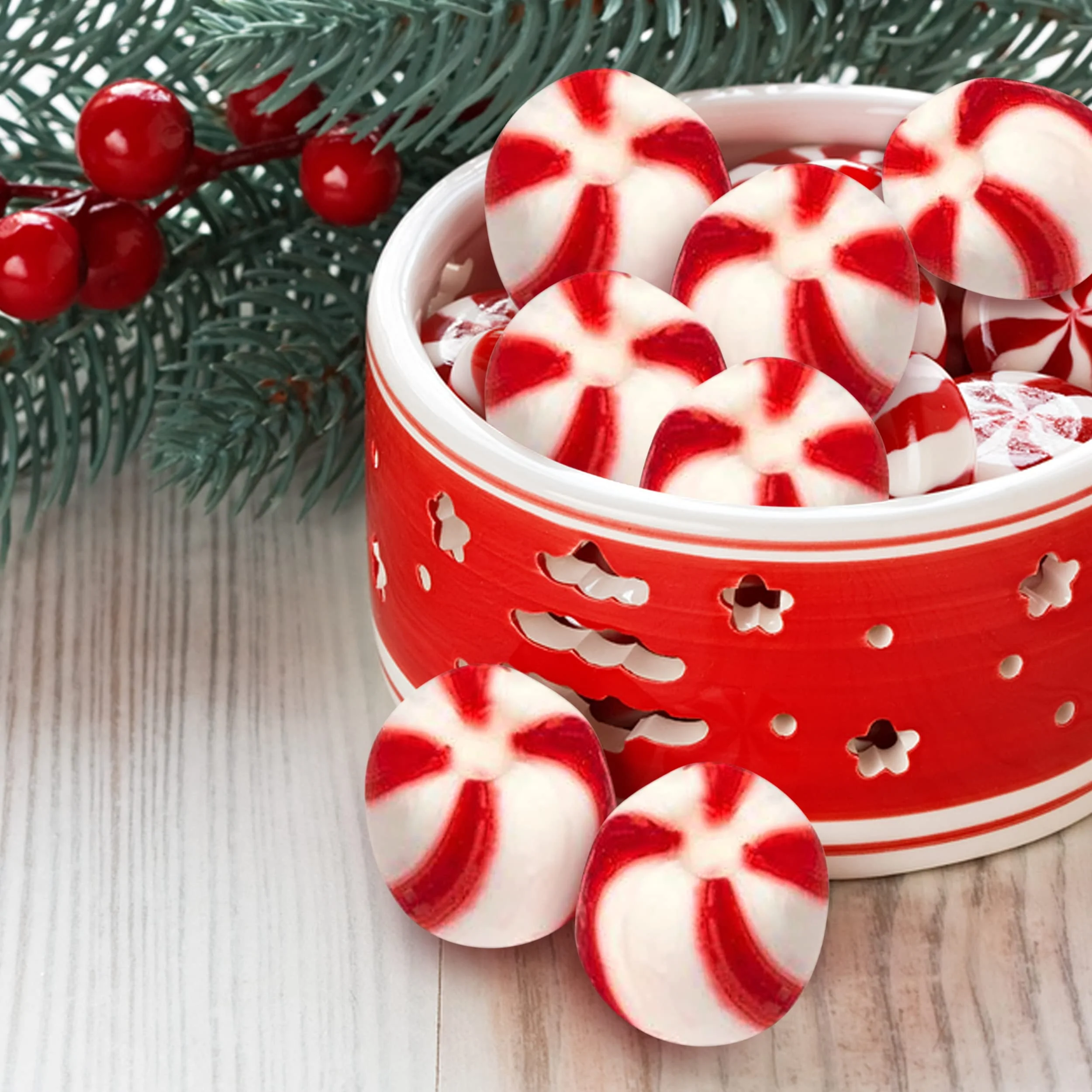 BobsSweet Stripes (1.8 Pound) Soft Peppermint Candy, Individually Wrapped Mint Candy, The Perfect Christmas Candy. - Image 4