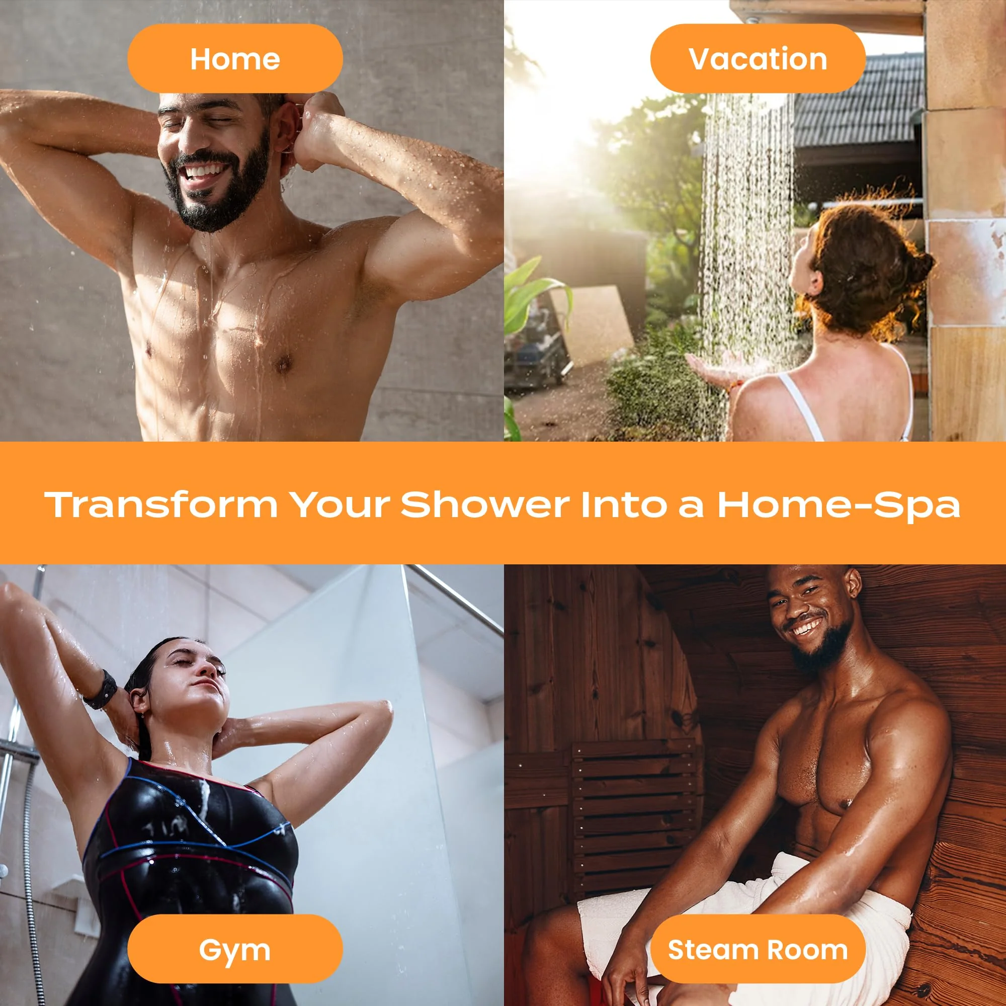 Body Restore Shower Steamers Aromatherapy 15 Pack - Christmas Stocking Stuffers for Men, Birthday Gifts for Women, White Elephant, Relaxation, Self Care - Citrus - Image 3
