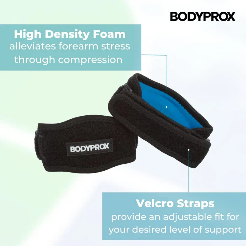 Bodyprox Bodyprox Elbow Brace 2 Pack for Tennis & Golfer's Elbow Pain Relief - Image 2
