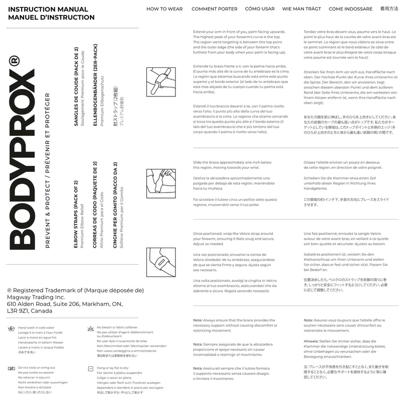 Bodyprox Bodyprox Elbow Brace 2 Pack for Tennis & Golfer's Elbow Pain Relief - Image 5