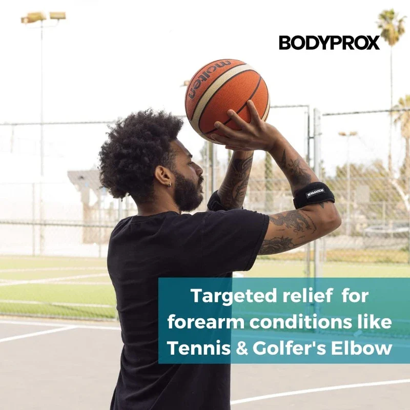 Bodyprox Bodyprox Elbow Brace 2 Pack for Tennis & Golfer's Elbow Pain Relief - Image 6