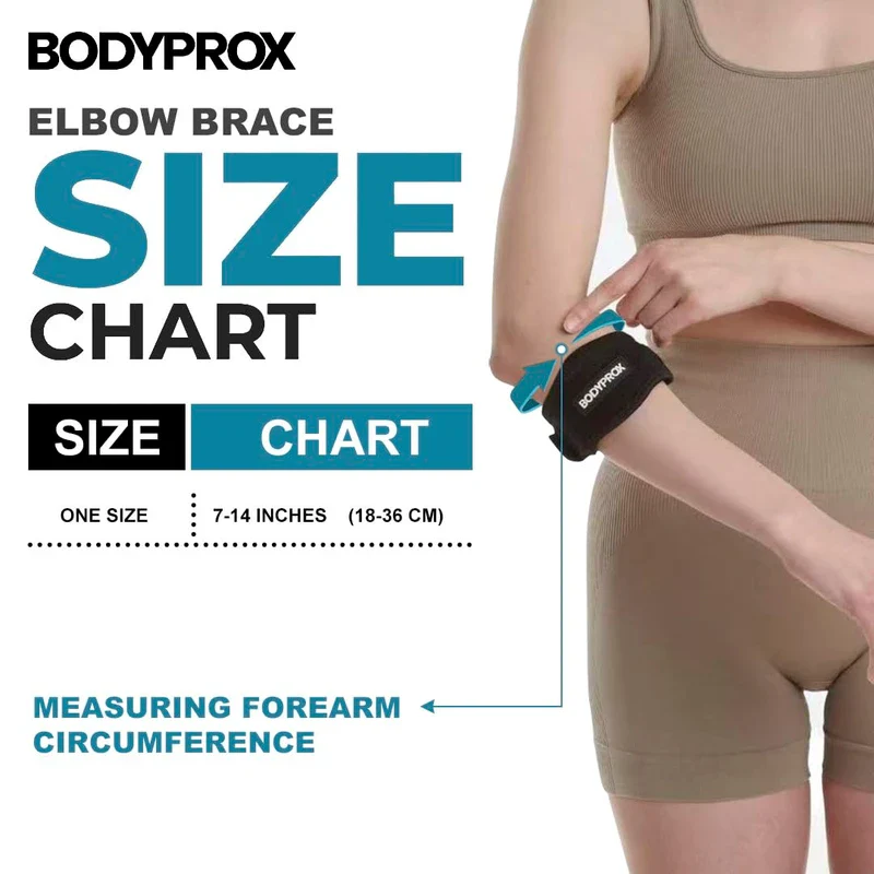 Bodyprox Bodyprox Elbow Brace 2 Pack for Tennis & Golfer's Elbow Pain Relief - Image 7