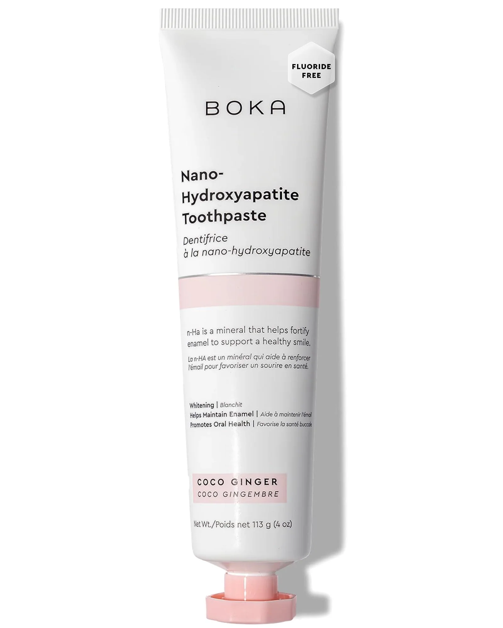 Boka Fluoride Free Toothpaste Nano Hydroxyapatite, Helps Remineralize, Appropriate for Sensitive Teeth, Whitening - for Adult, Kids Oral Care - Refresh Mint Flavor, 4 Fl Oz 3Pk - Image 4